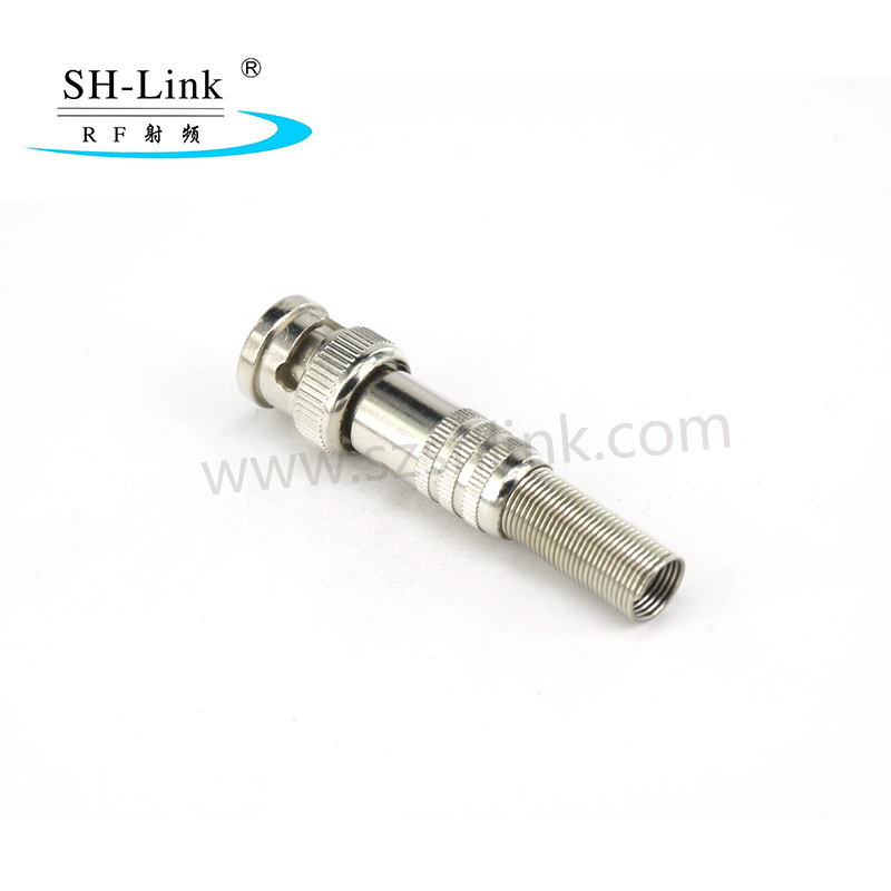 China manufacturer bnc male connector for CCTV,brass material